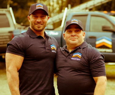 Clayton and Abraham Gagnon of Whonnock Roofing Ltd.